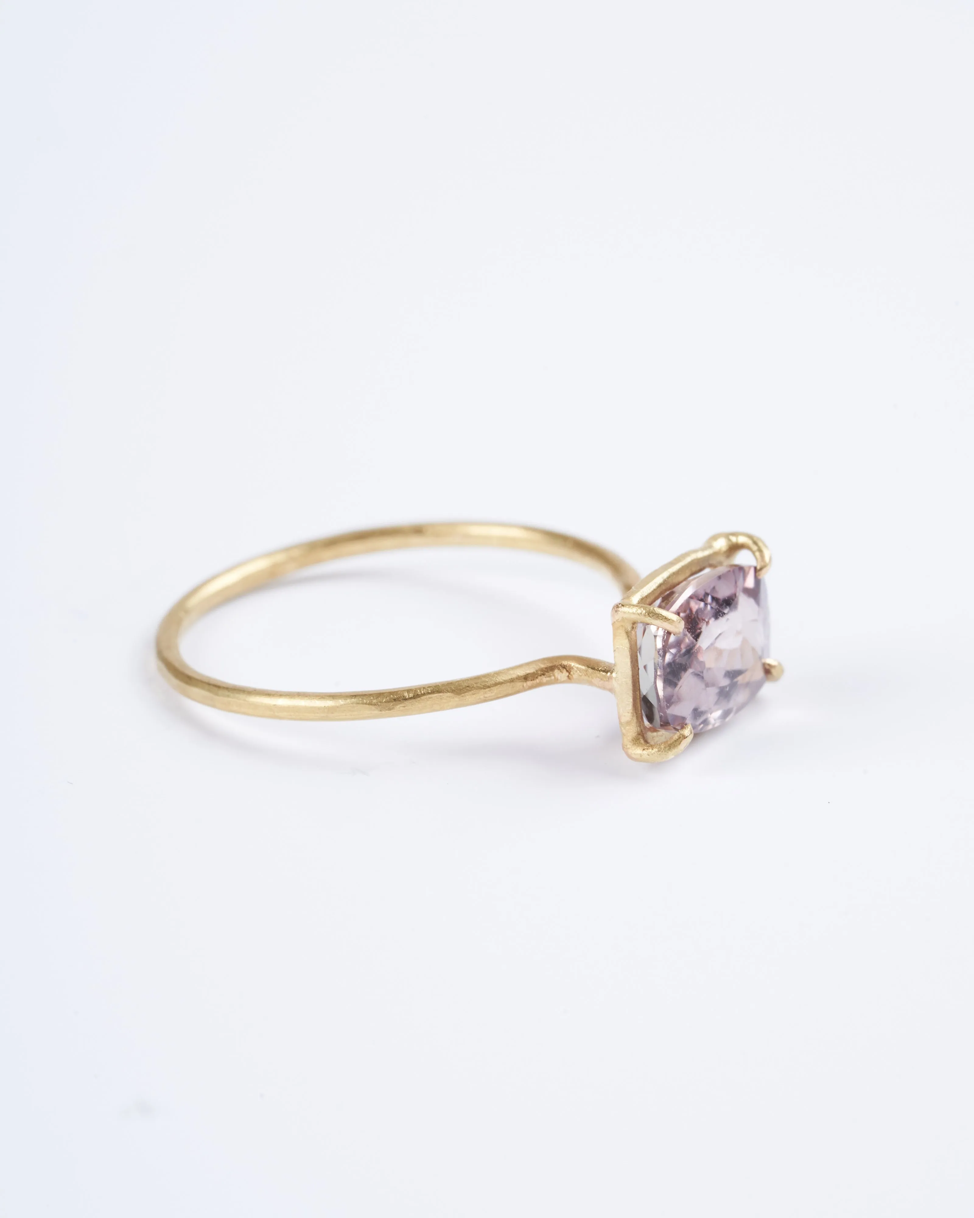 turkish diosphere cushion cut ring