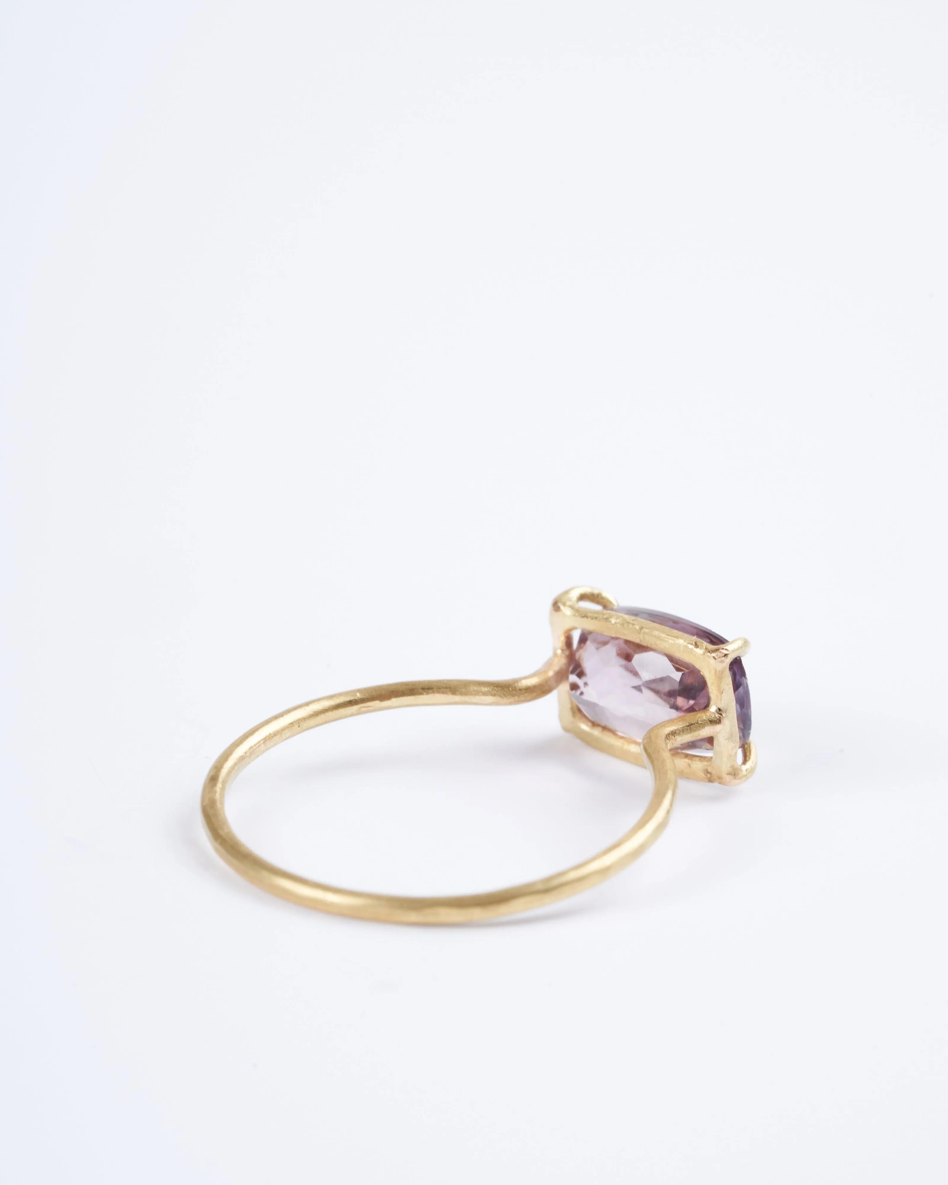 turkish diosphere cushion cut ring