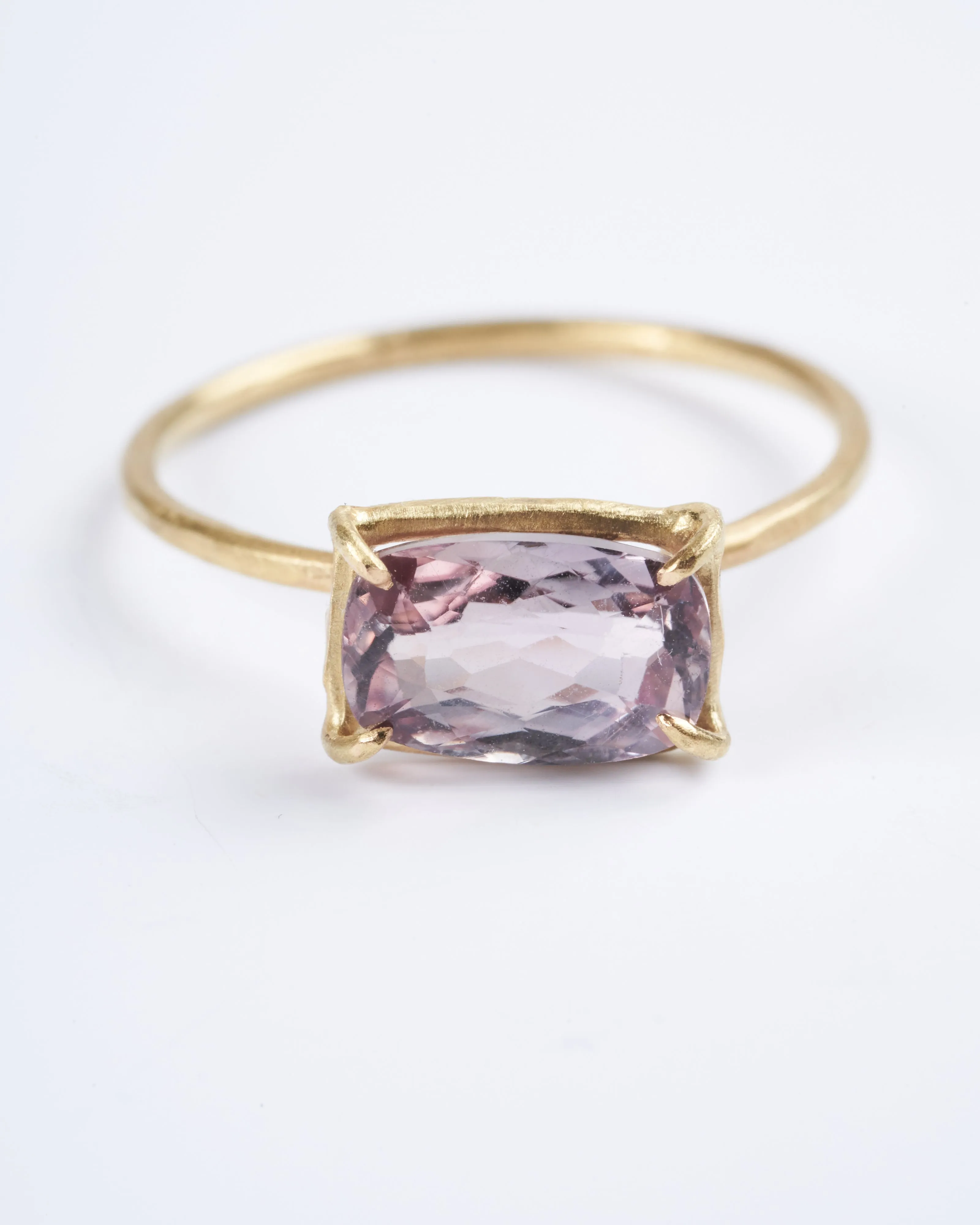 turkish diosphere cushion cut ring