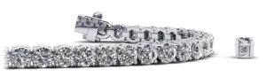Ultimate Tennis Bracelet with Side Stones Lab-Grown Diamond  with 4.76 ct.(finished) 1.2mm, 2.5mm