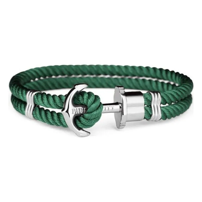 Unisex Bracelet Paul Hewitt Green Silver