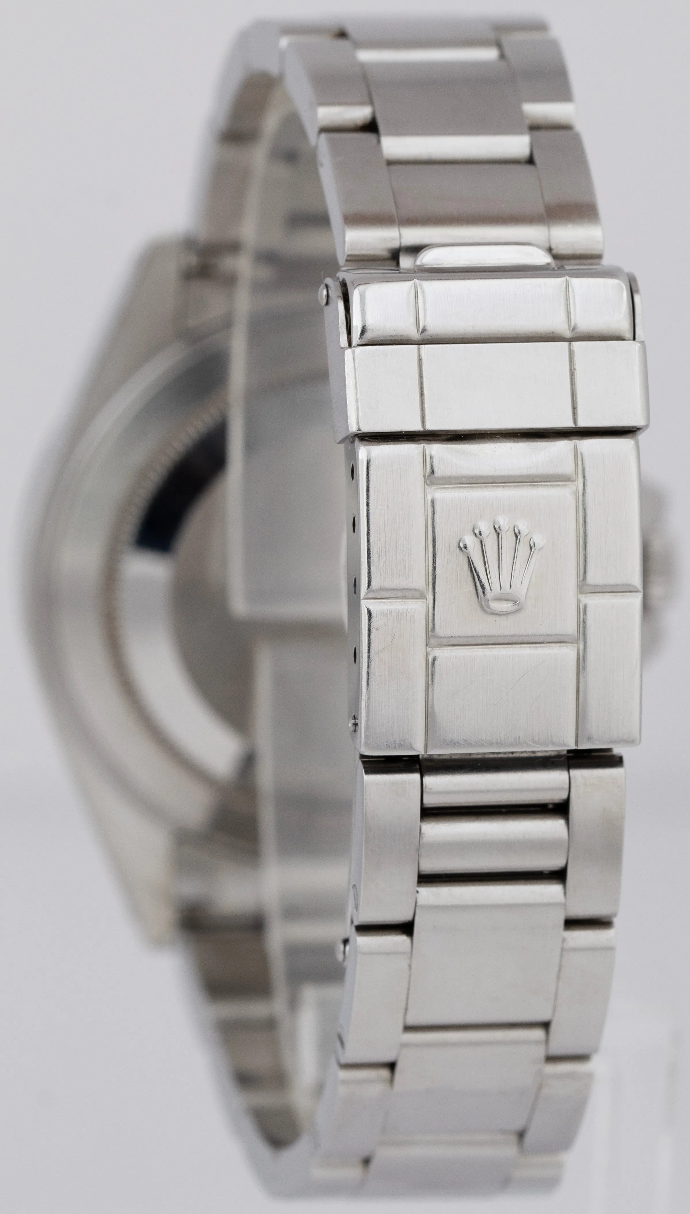 UNPOL. Rolex Explorer II Black SWISS ONLY Stainless Steel 40mm 16570 Watch
