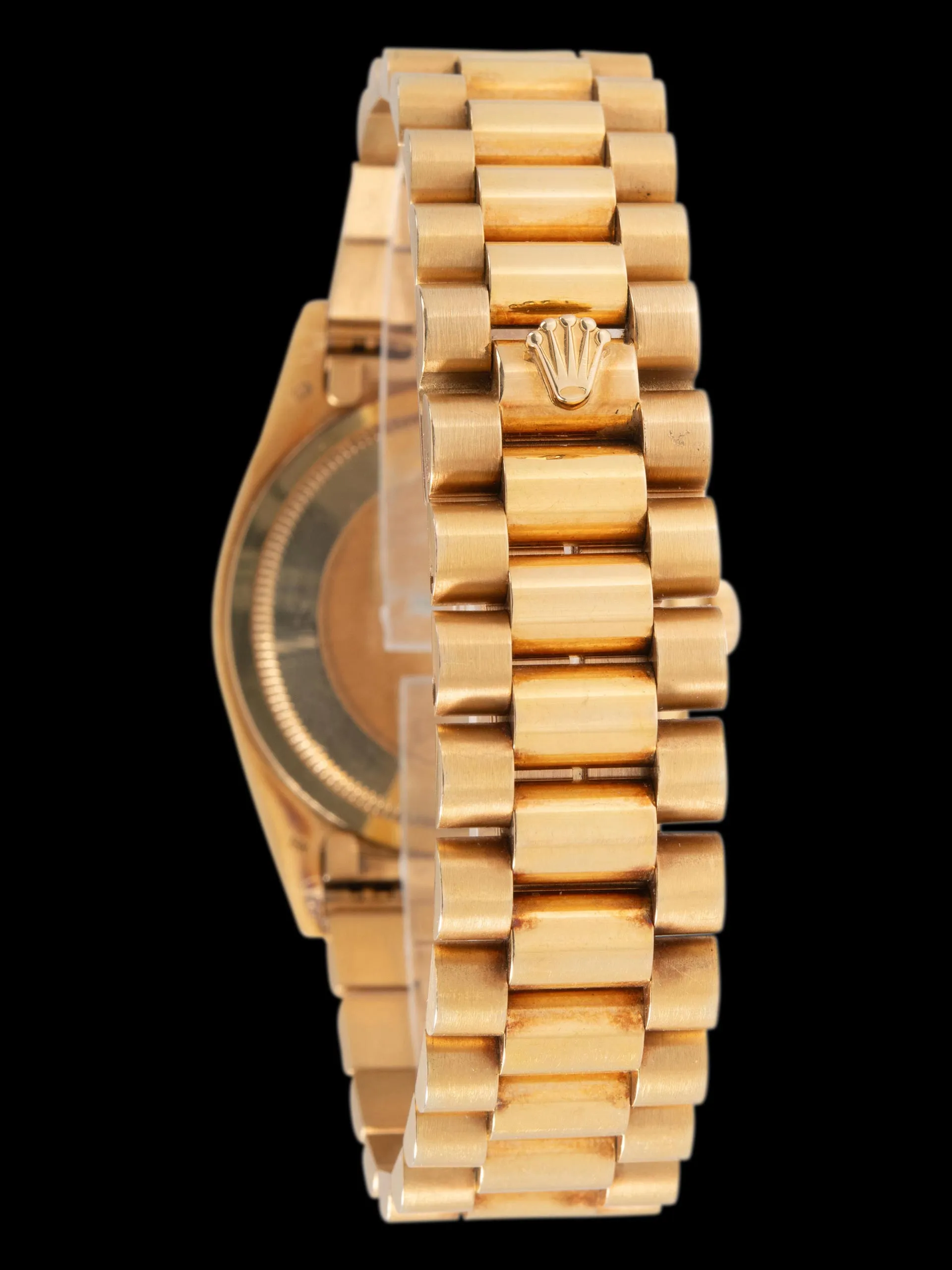 *Unpolished* 1994 Rolex Day-Date 18K YG (Ref. 18238) Diamond Baguette String Dial