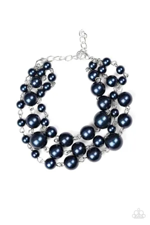 Until the End of TIMELESS Blue Paparazzi Bracelet