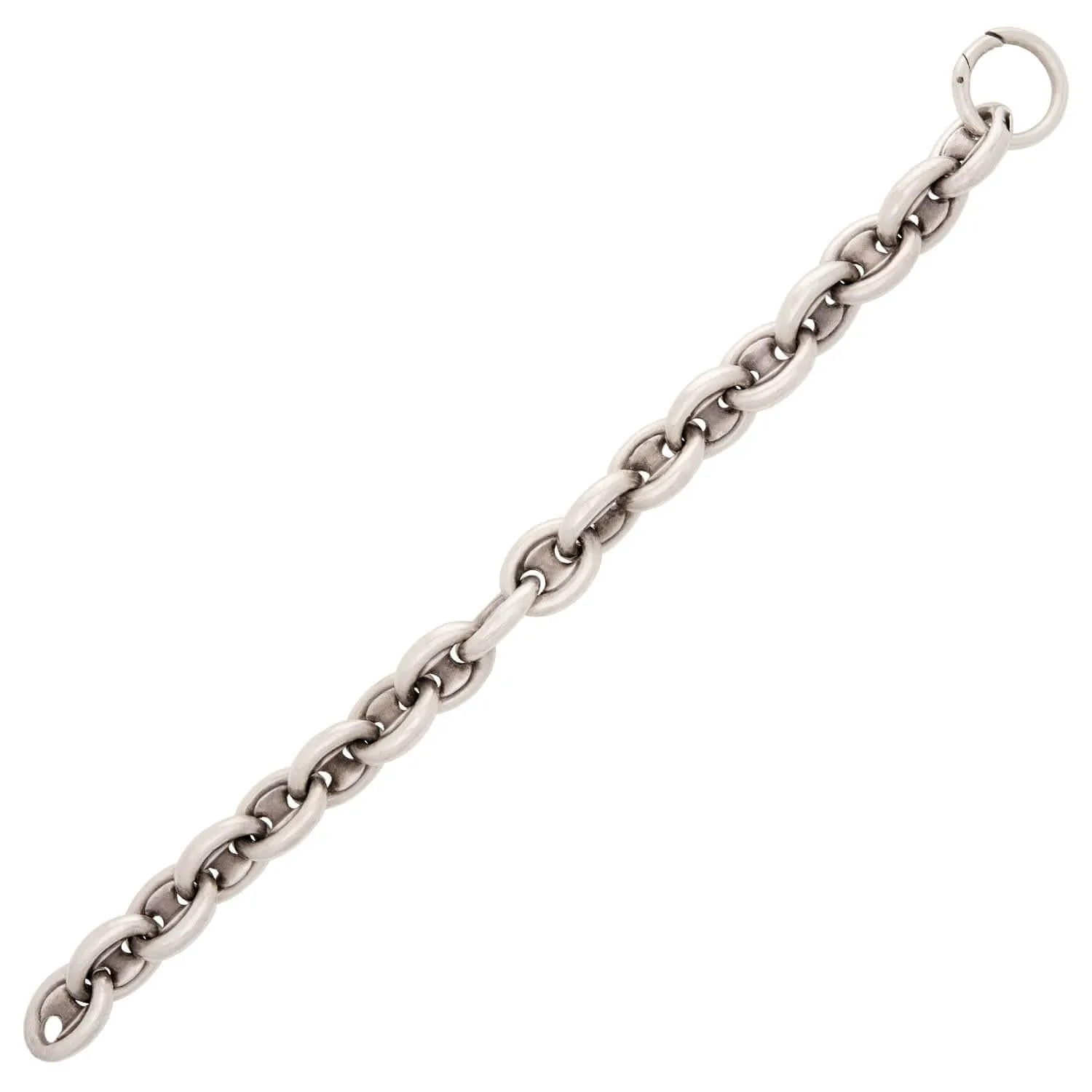 Victorian Sterling Silver "Gucci Link" Bracelet