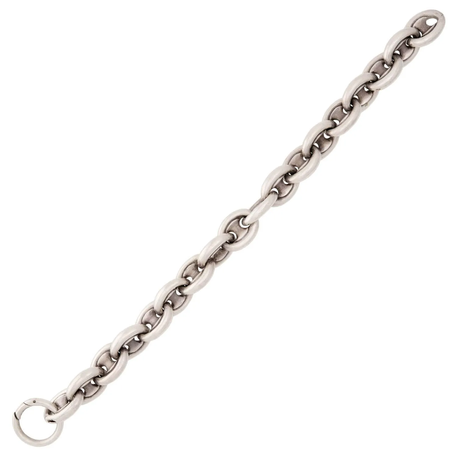 Victorian Sterling Silver "Gucci Link" Bracelet