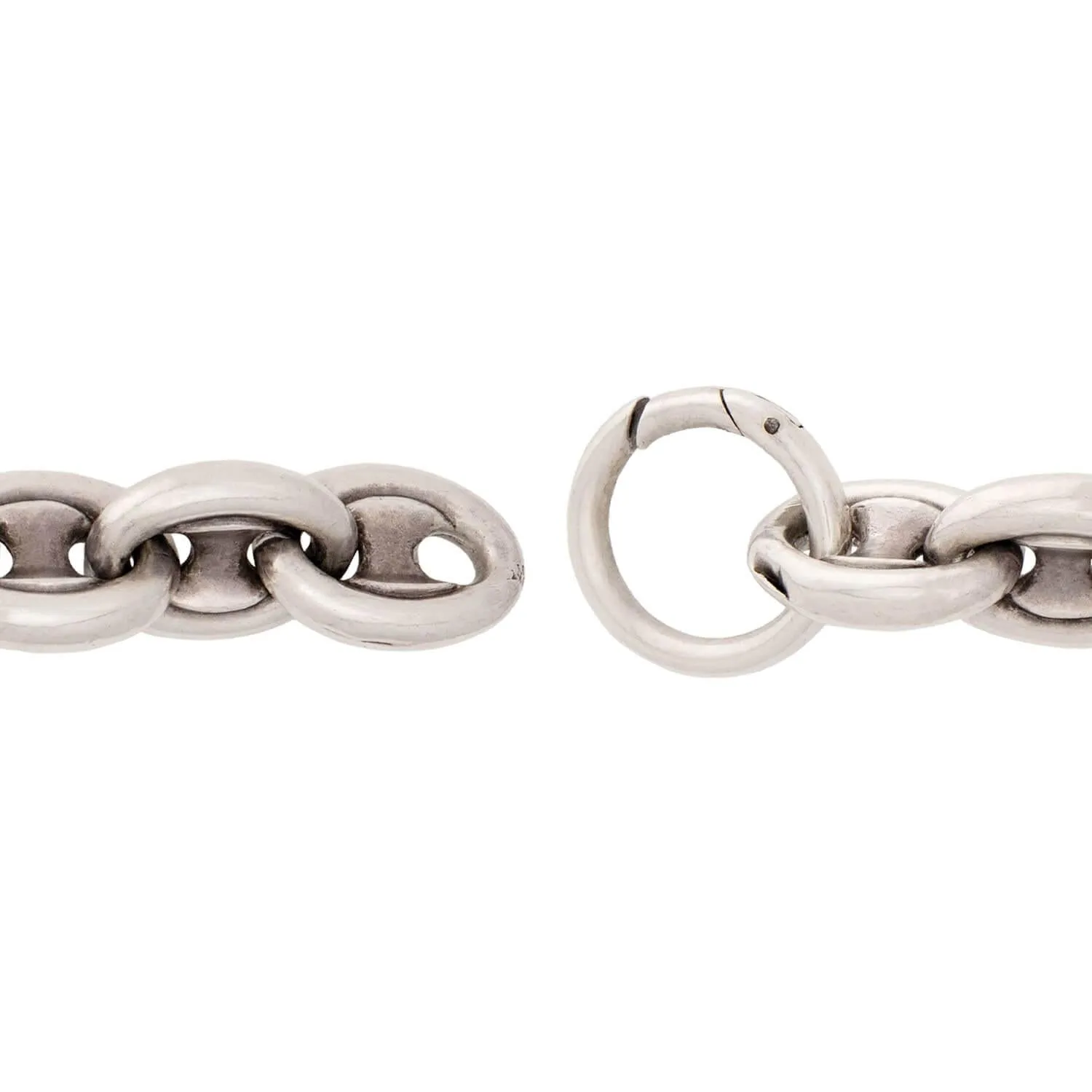 Victorian Sterling Silver "Gucci Link" Bracelet