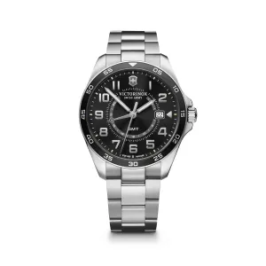 Victorinox Fieldforce Classic GMT 42 Black Dial Men's Watch
