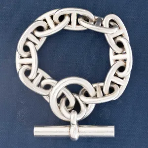 Vintage Jumbo Chaine D'Ancre Toggle Bracelet by Hermes