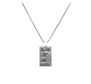 William Henry P44 DAM "Damascus Shift" Dog Tag Pendant