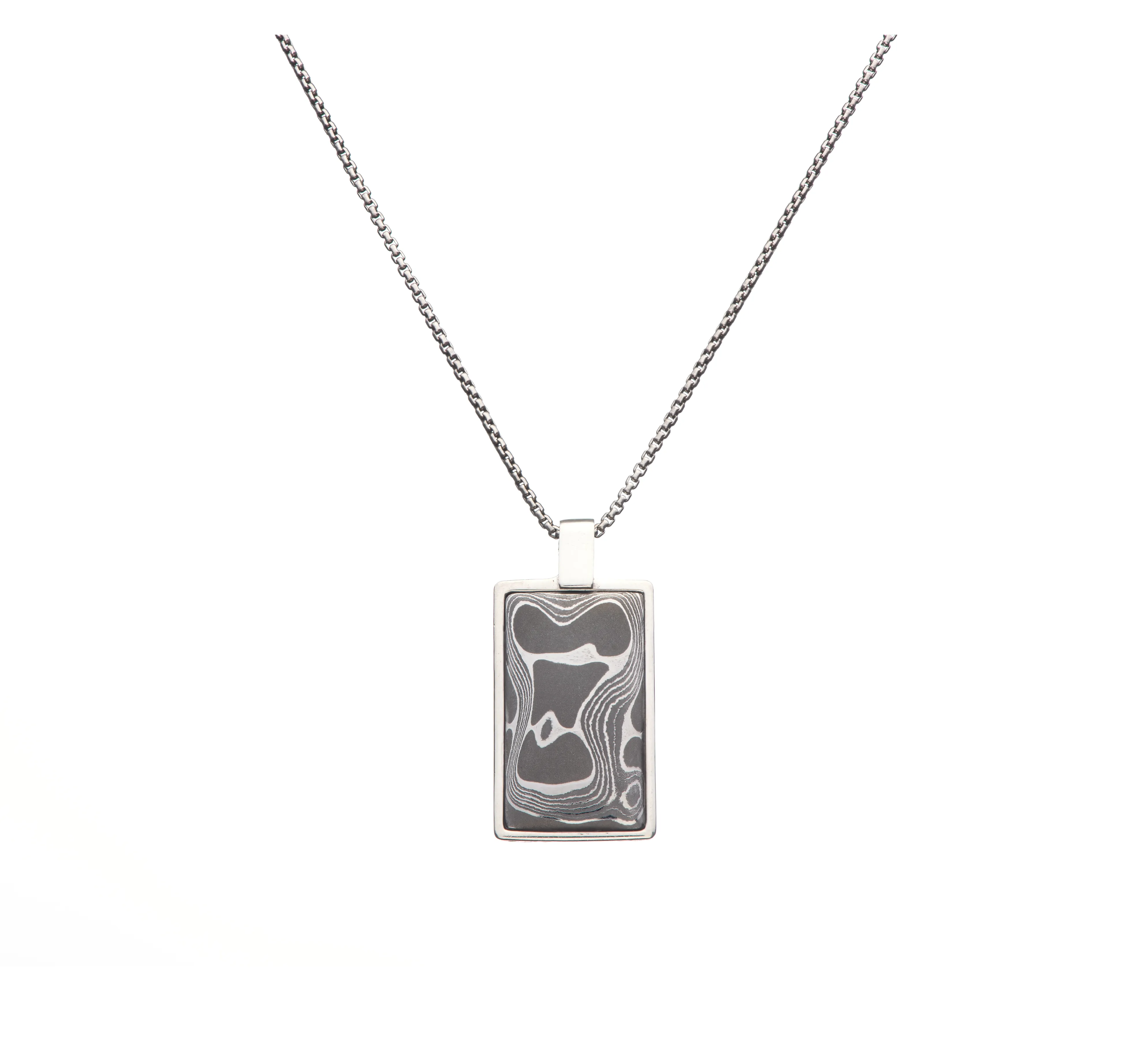 William Henry P44 DAM "Damascus Shift" Dog Tag Pendant