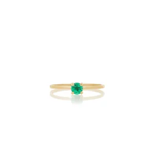 Women's emerald ring